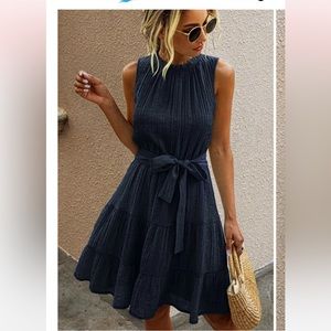 Beachsissi navy dress, size M.